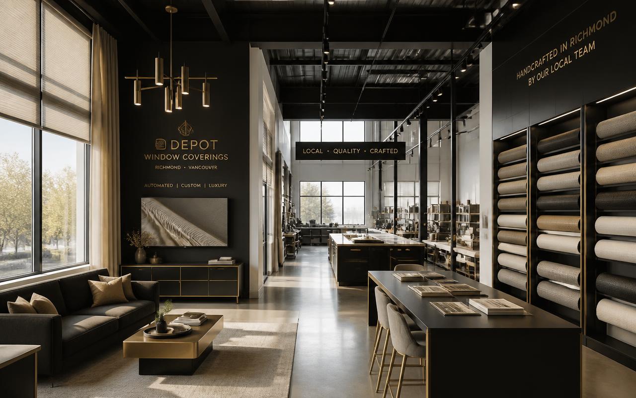BC Window Coverings local factory and showroom in Richmond